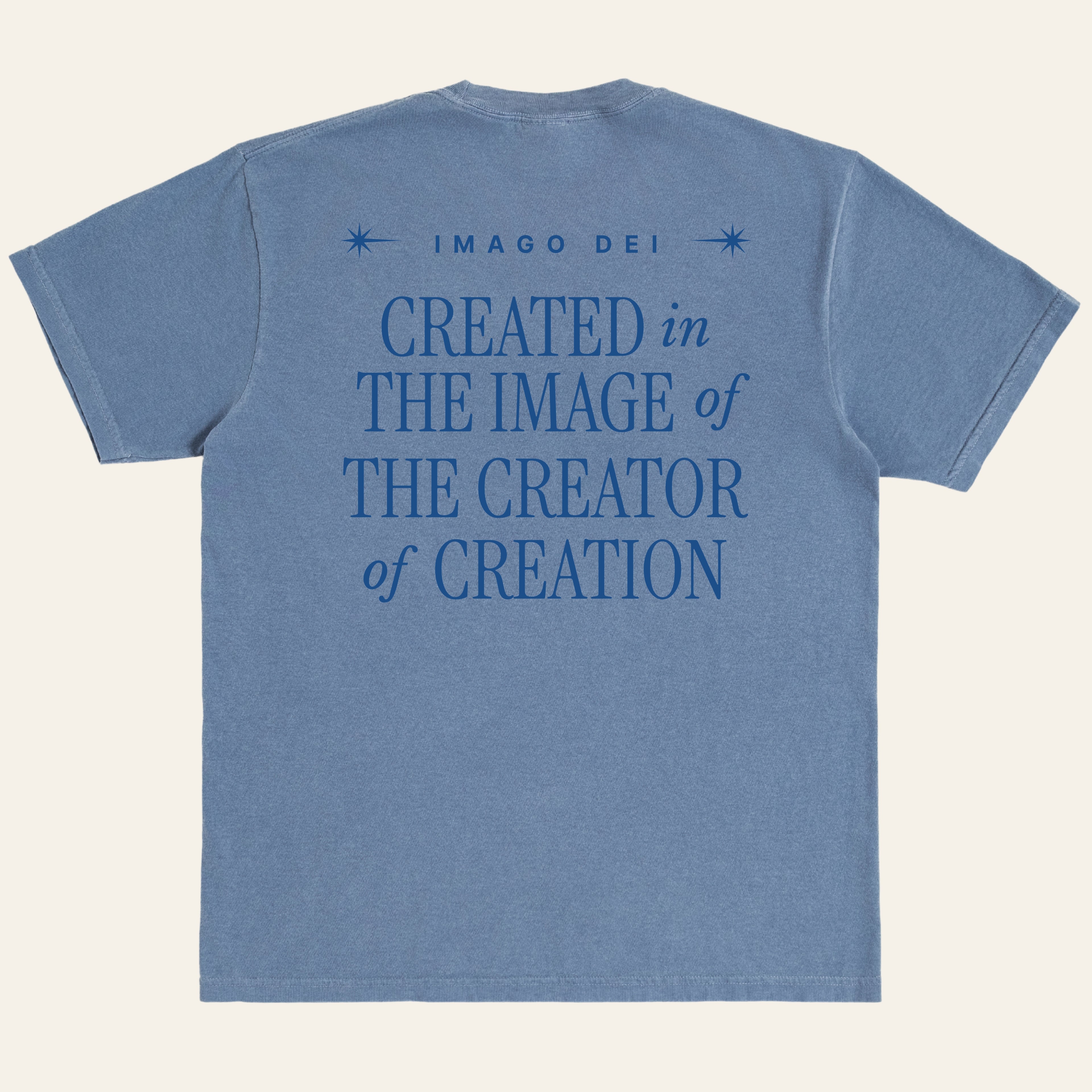 The Image of the Creator of Creation T-Shirt (Back Print)