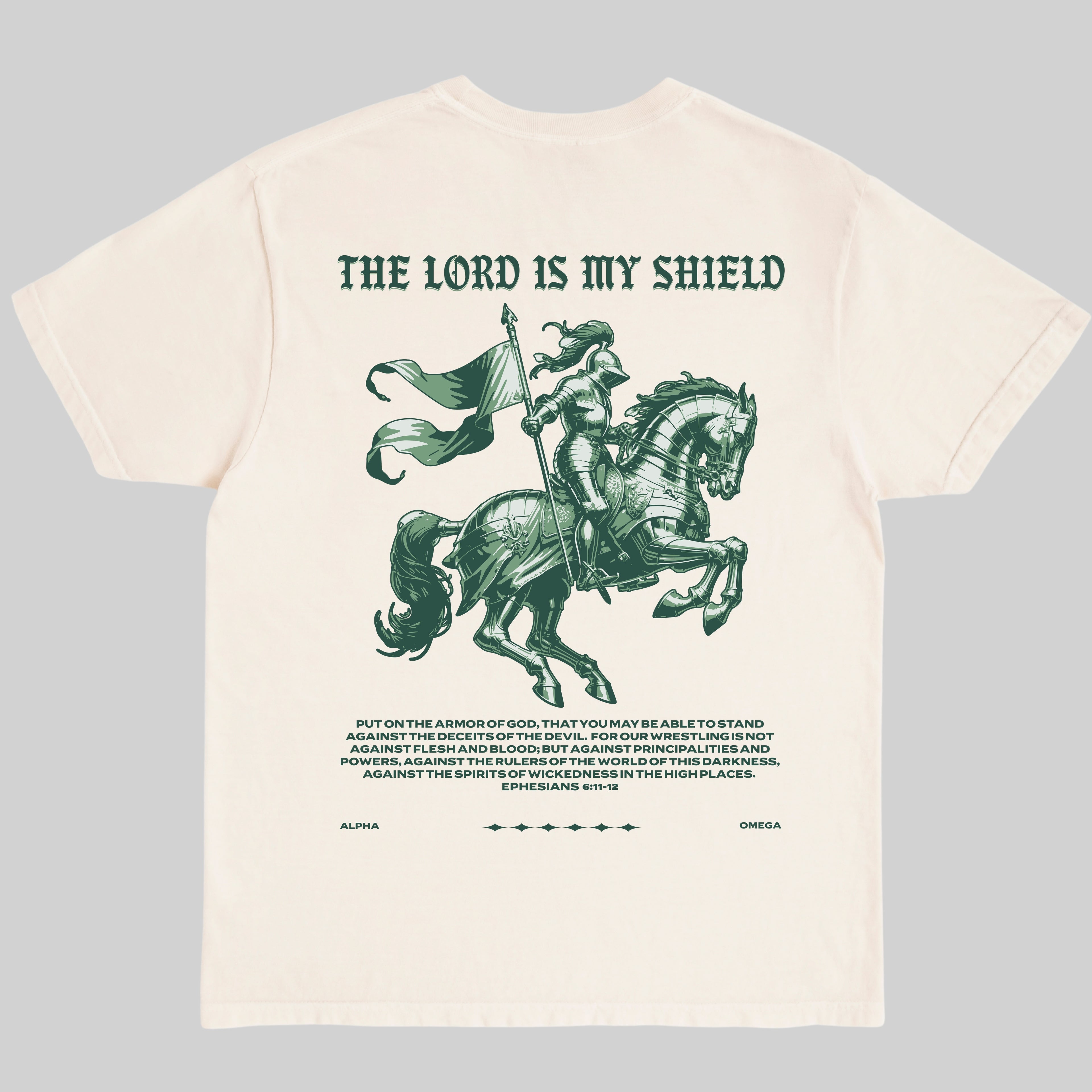 The Lord is my Shield (Back Print)